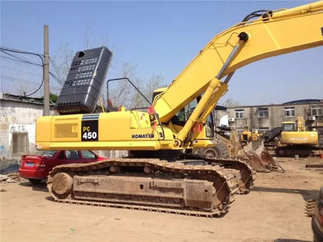 Японский оригинальный использованный PC450-7 экскаватор Komatsu продается в Шанхае Китай