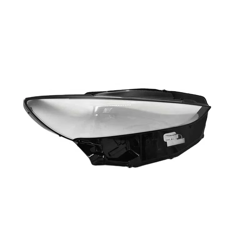 PORBAO car part black border transparent headlight lens cover for MZD6 19-20 Year