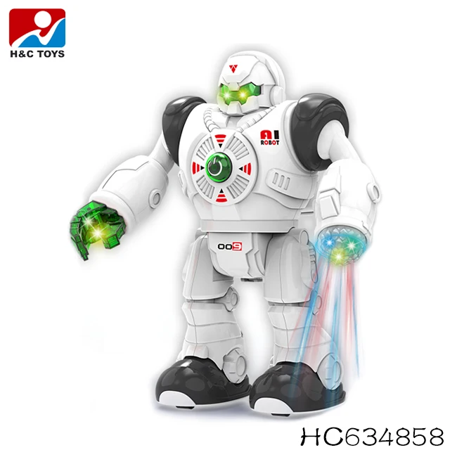 Smart robot toys intelligent music and light electric walking robot education kids robot toy