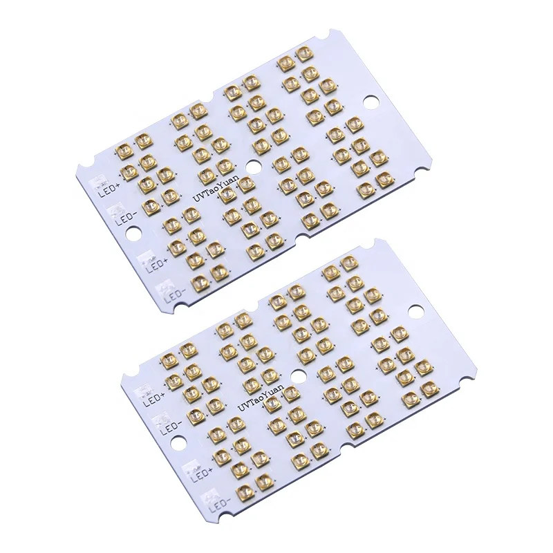 High Power Radiant LED UV Light Deep UVC LED Array Module with 60degree Quartz Glas Source SMD3535 265nm 275nm 280nm 285nm 295nm