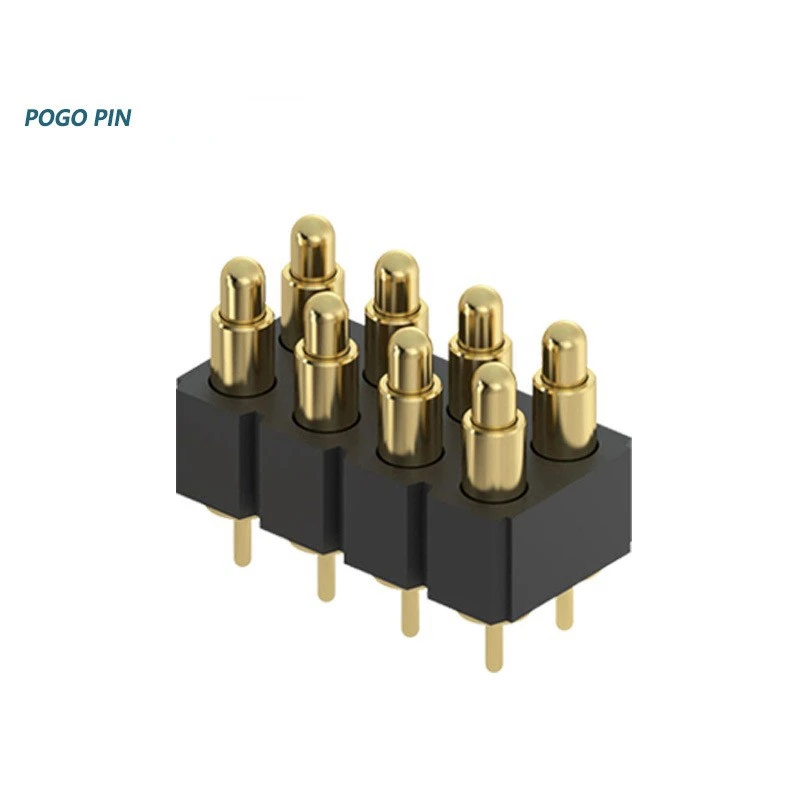 Factory Customized Spring Loaded Brass With Gold 1Pin 3Pin Pogo Pin Magnetic Power Pin Connector