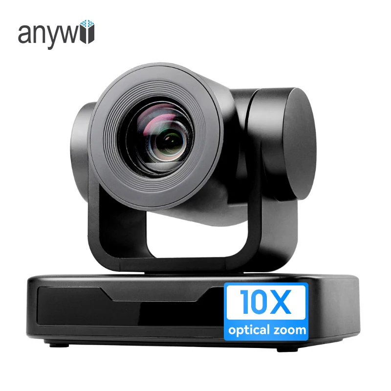 Anywii 10x Zoom 1080P Ptz Conference Camera NDI Ptz Camera For Live Streaming NDI PTZ Camera