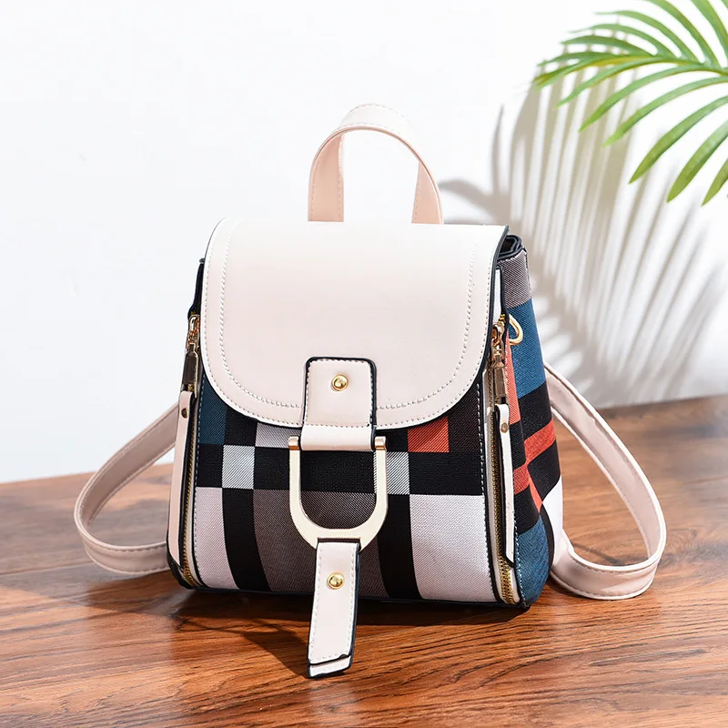 High Quality Good Selling pattern pu backpack for women leather back pack backpack