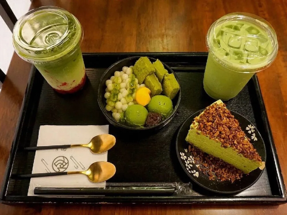 Высококачественный порошок зеленого чая Matcha для любителей с ароматом мокко