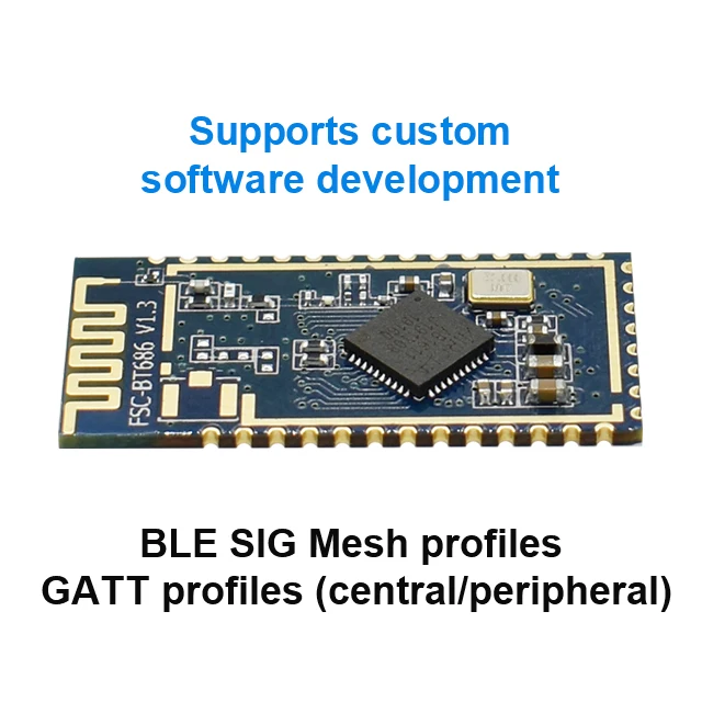 Feasycom Multi-Connection Arduino Wireless Smart Serial Low Energy Bluetooth Mesh Embedded BT Module for IOT Solution
