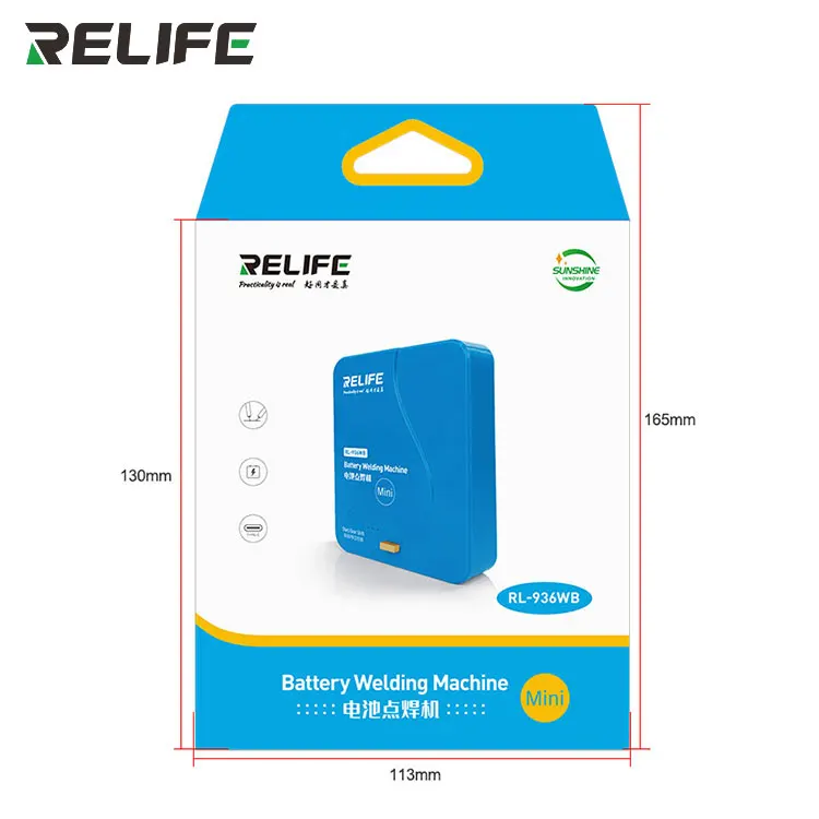 Новая модель RELIFE RL-936WB мини батарея машины для точечной сварки ремонта мобильного