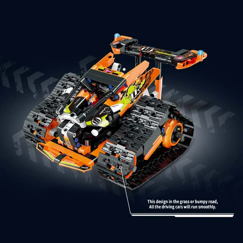 Mould King 13033-13037 Technic Crawler Flytec Stunt Car Super Speed Off-road Vehicles Bricks App RC MOC Assembly Building Blocks