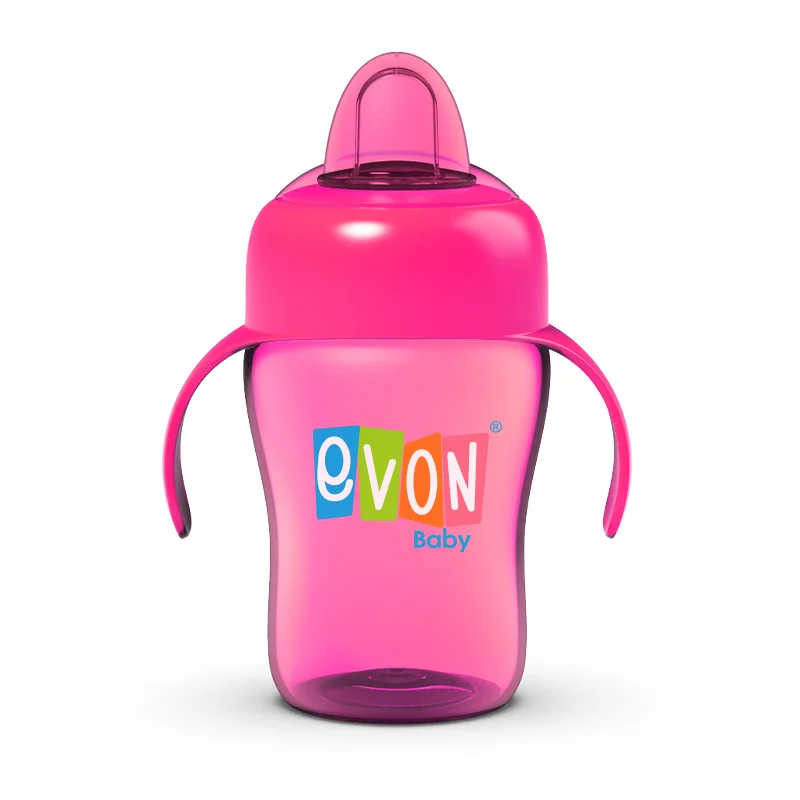 2024 New Arrival BPA Free Manufacturer Supply Wholesale Cheap Price Evon Brand Sippy Cups Spout Cup design for easy sip
