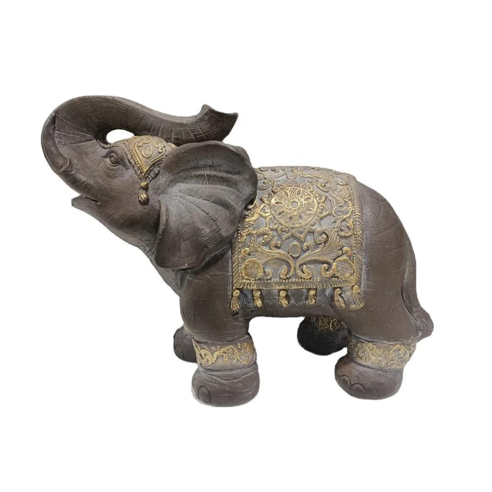 2022 New Design Personality Magnesium Oxide Rhinoceros Elephant Statue For Garden Park Lawn Art Animal Sculpture Ornament