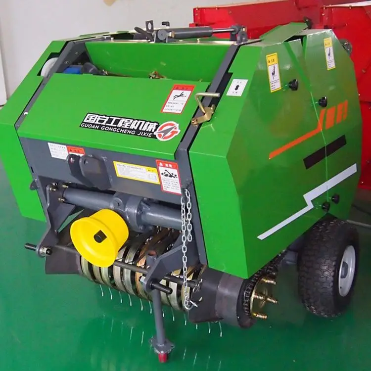 Tractor mounted PTO mini round hay straw baler Pasture machine mini round baler price machine
