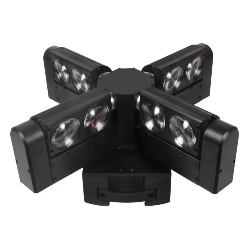 Hot Sale 8X12W Rgbw Rotation Windmill Beam Led Moving Head Light For Dj Disco