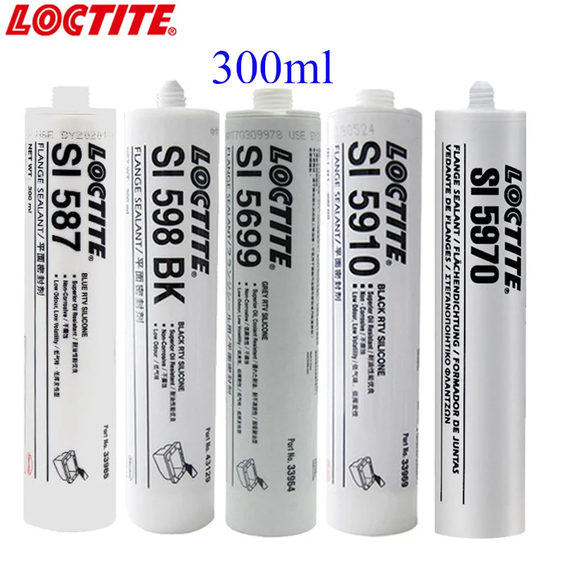 300ml silicone Loctiter 207 587 593 595 596 598 5699 5900 5910 5970 Water proof sealant temperature resistant Sealing Adhesive