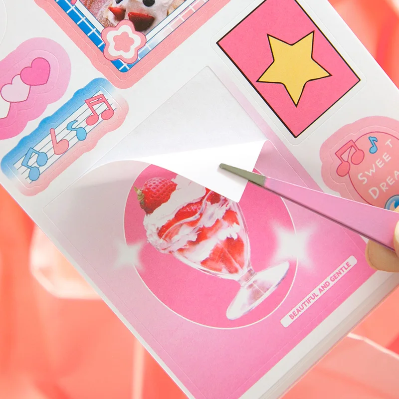 Simno Vintage Scrapbook Stickers 30 Sheets  Sticker Clipping Collage Book for Junk Journaling DIY Craft