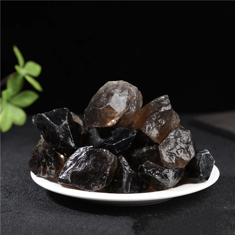Wholesale Natural Raw Crystals Bulk Smokey brown Healing Stones  Crystal Stone