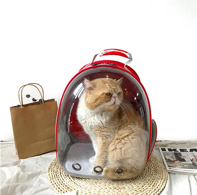 RTS Capsule Travel Cage Pet Backpack Bird Nest Bubble Transparent Dog Cat Outdoor Cage Pets Supplies