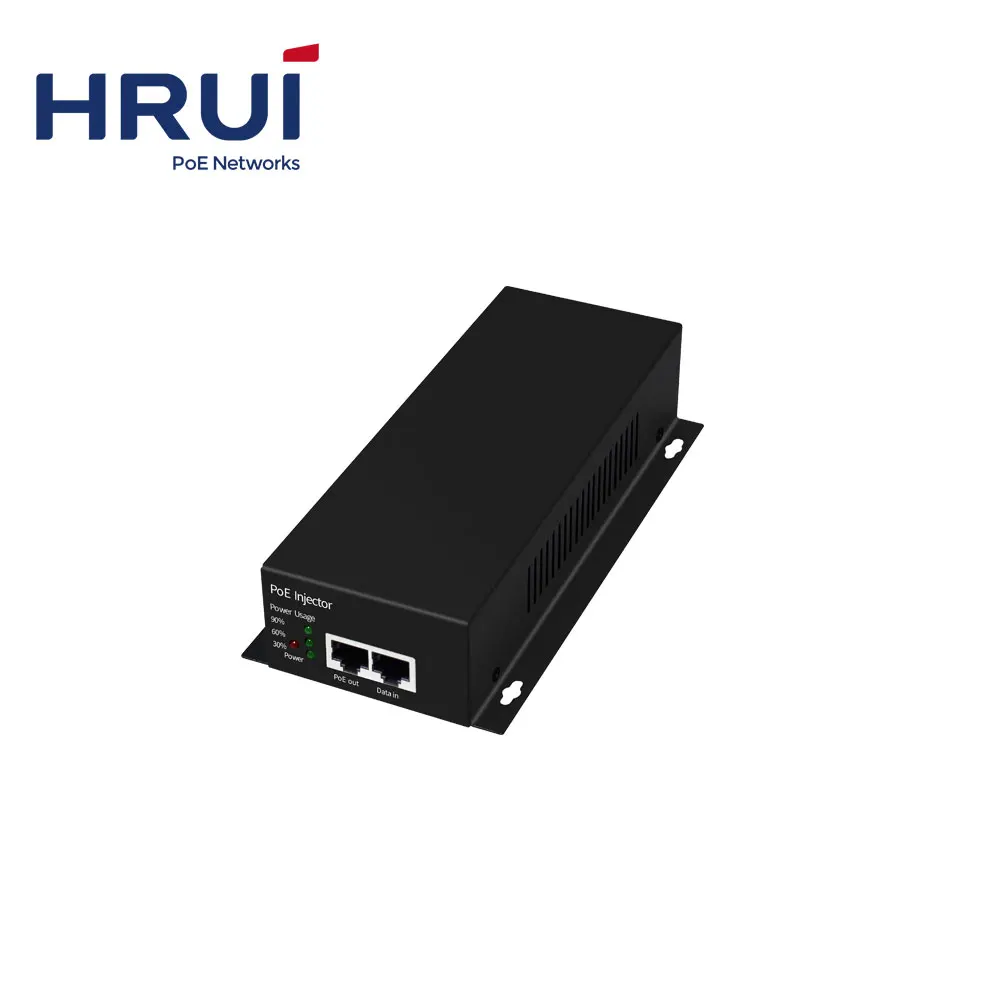 Новый сетевой коммутатор EMI Power Display POE CCTV гигабитный 90 Вт Инжектор с 3