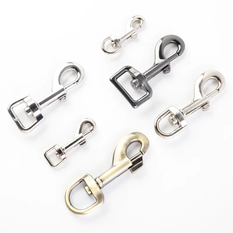 Zinc Alloy Metal Swivel Trigger Snap Hook Dog Leash Swivel  dog hook Handbag Lanyard carabiner