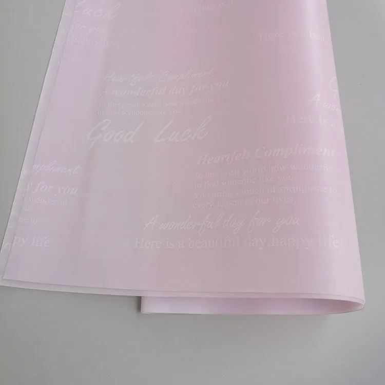Factory Direct Bouquet Best Quality Waterproof Wrapper 20sheets/bag Foil Wrapping Paper Flower Paper For Packaging
