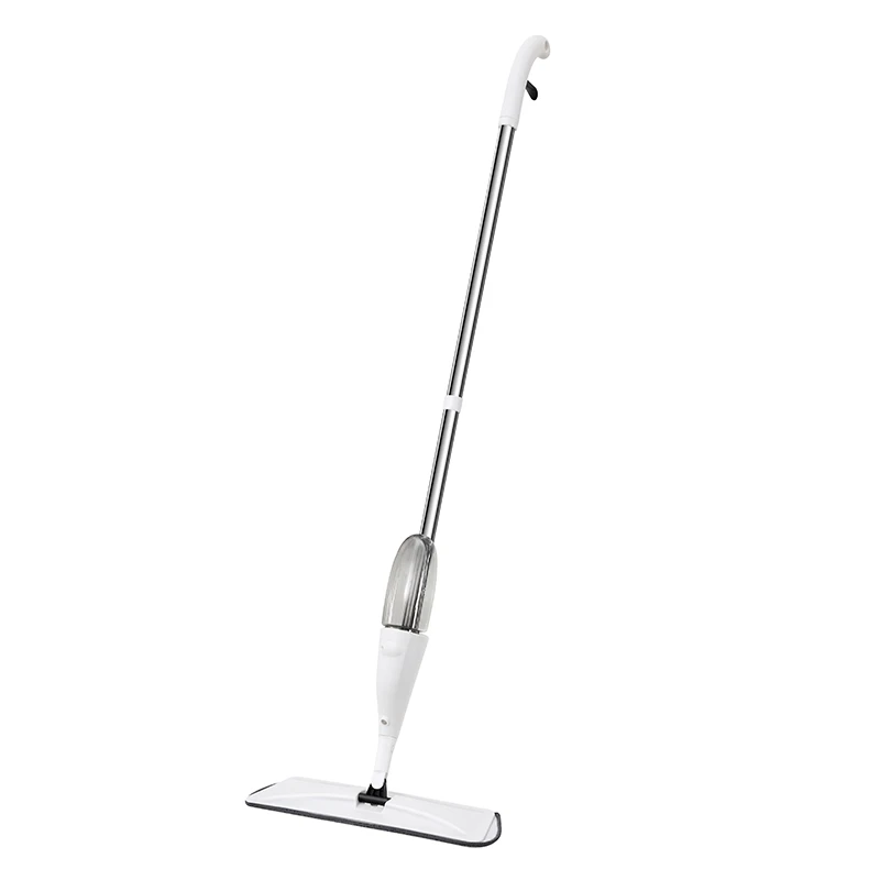 Hand free magic swivel healthy water spray flat mop plastic frame Microfiber Floor  Home Cleaning Kit Water Spray Mop
