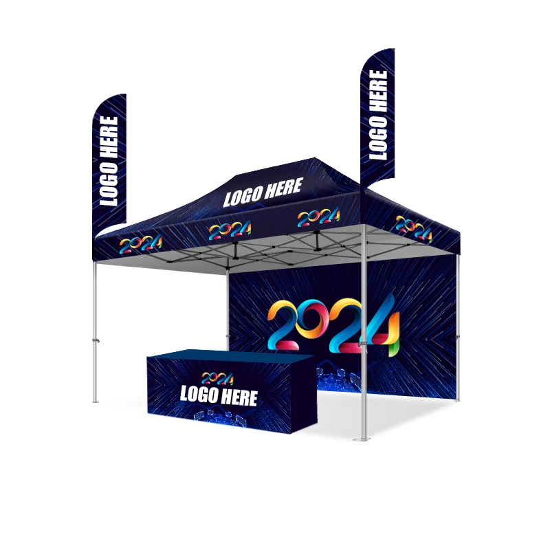 Heavy Duty 3X3/3X4.5/3X6 Custom Print Small Stall Pop Up Tent Trade Show Aluminium Exhibition Tent Gazebo for Event