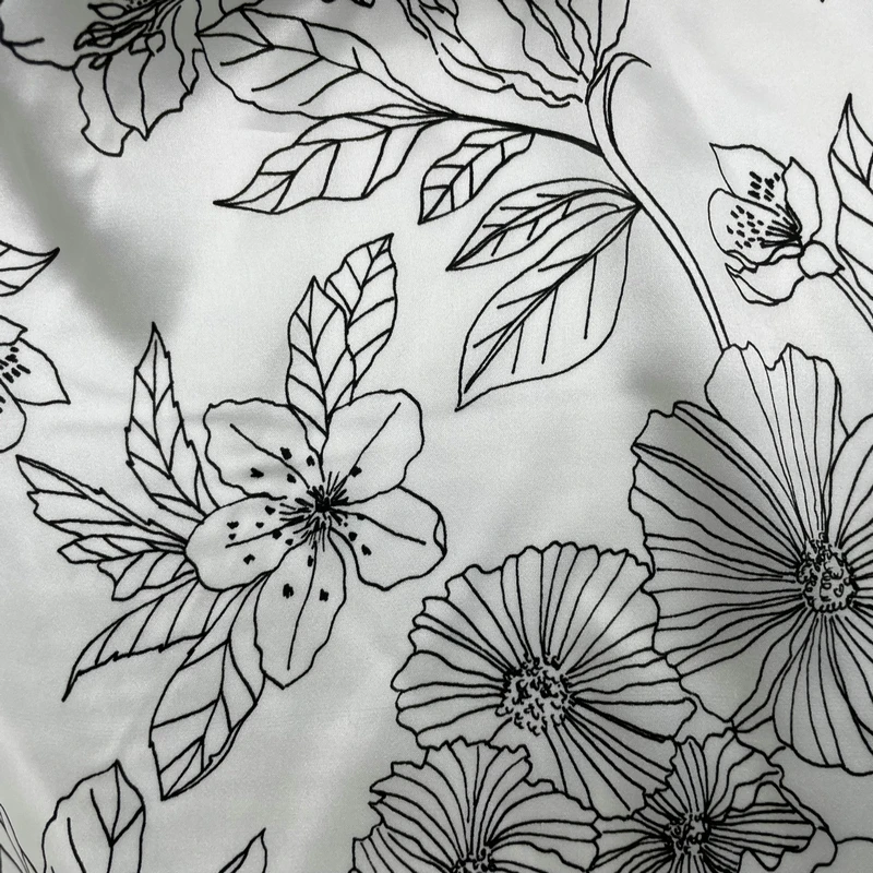 Discount Price Make to Order China Suppliers Silk Pure Custom print 100% Silk Fabric for Apparel