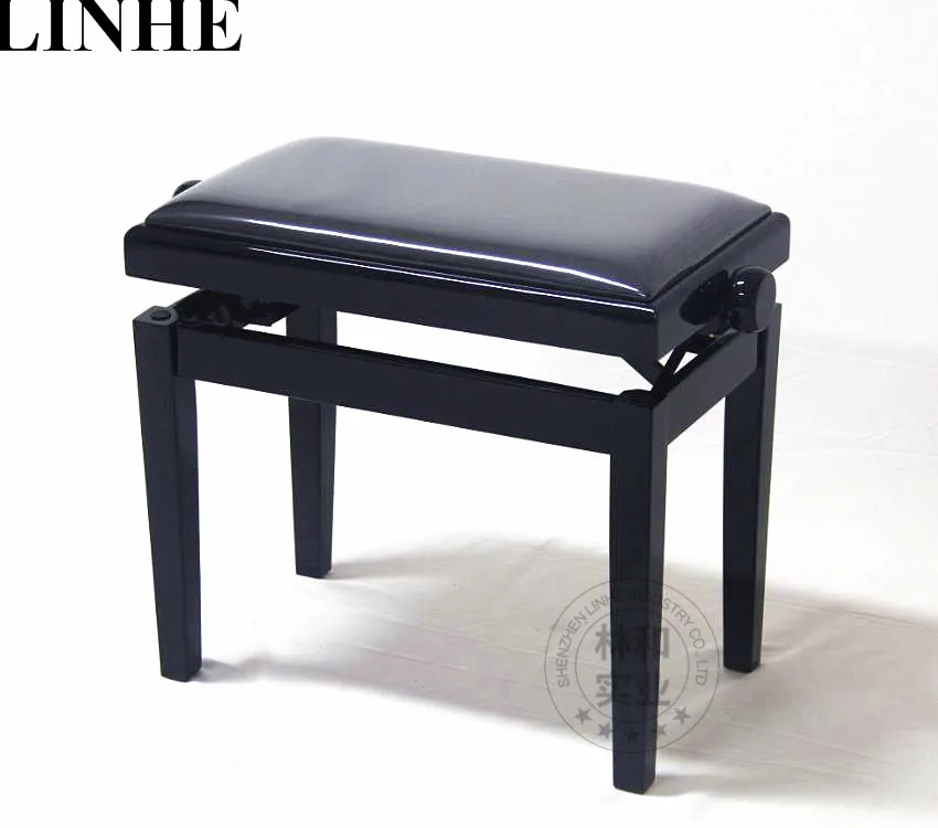 
Hot Sell Stable Adjustable Modern Leather Cushion Piano Bench 