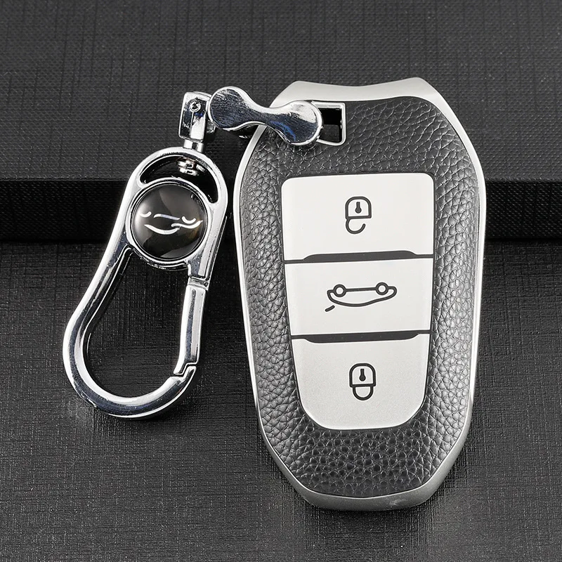 Подходит для Dongfeng Peugeot keycase 4008 логотип 3008 Новый 5008 408 308 508 автомобильный брелок