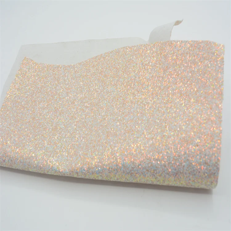 New Arrival Tie Pink Fabric Smooth Faux Silver By Roll Leather Glitter Hair Bow