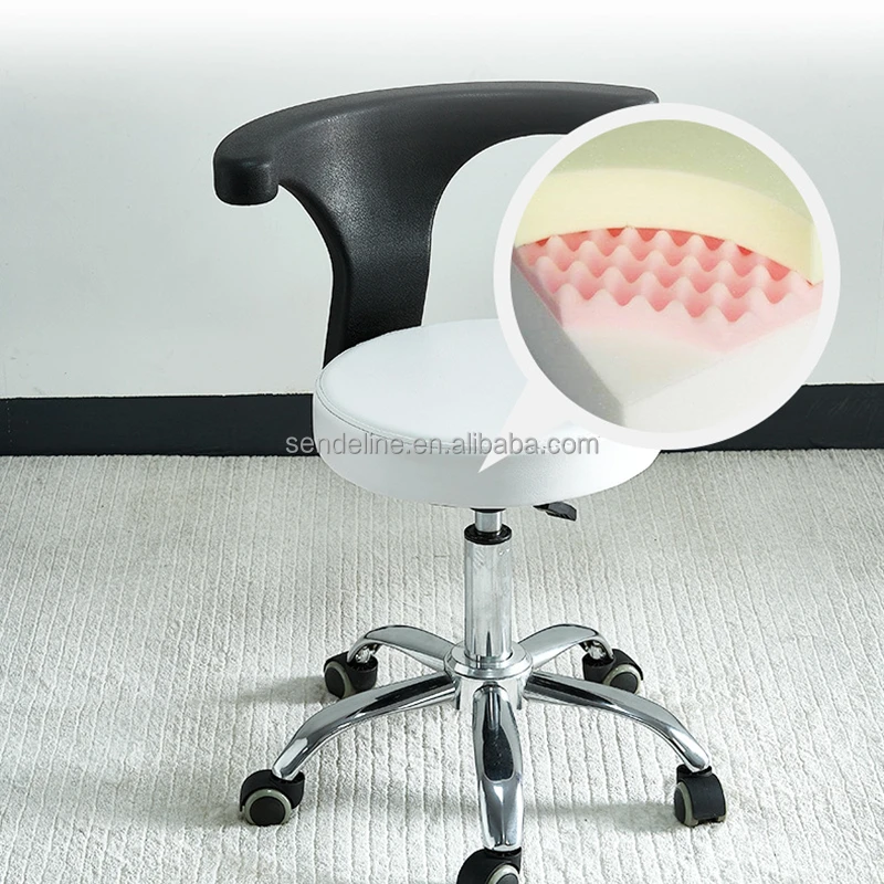 YY-302 Durable PU mold anti deformed tech chair dental technician chair Base salon beauty chair Bar stool