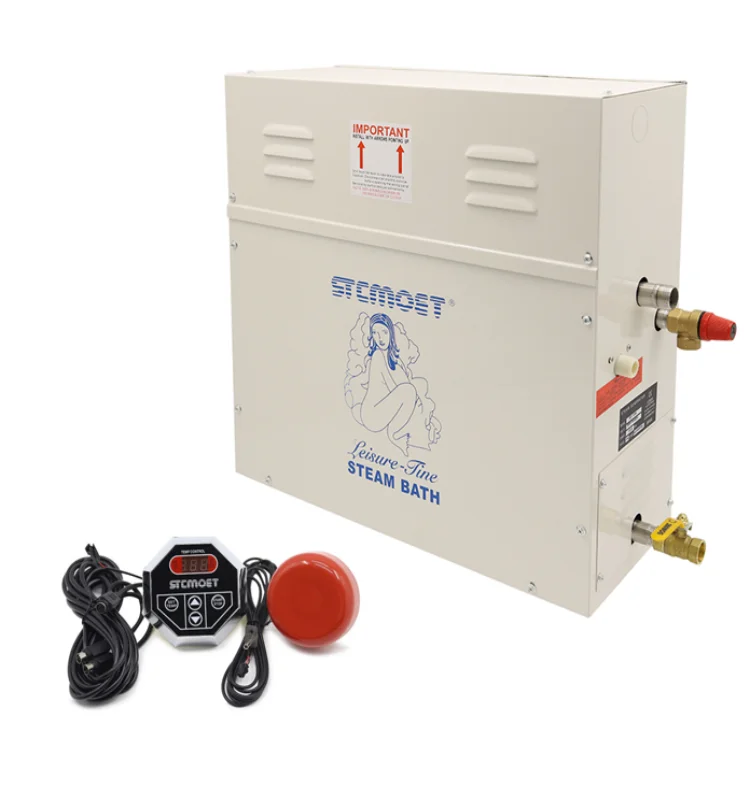 STCMOET 12KW Luxury Home Steam Generator Shower Sauna Spa Steam Bath Generator