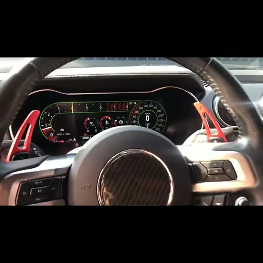 Virtual Cockpit Dashboard Player LCD Digital Cluster Instrument Panel For Ford Mustang 2015-2023 Multifunctional Speedometer