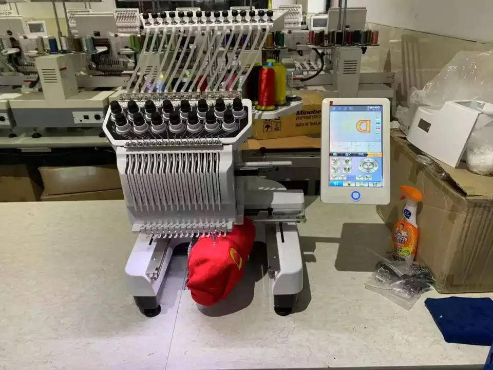 QK-3620 Factory single head 15 needles DAHAO new A15 computerized embroidery machine