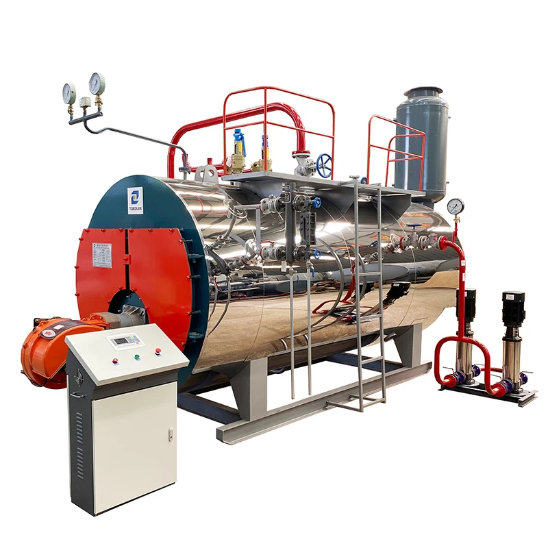 High quality 0.5 1 1.5 2 3 4 ton diesel oil gas fired steam boiler for Bangladesh