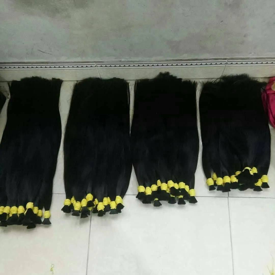 Лучшее качество человеческие волосы для наращивания Сыпучие натуральные