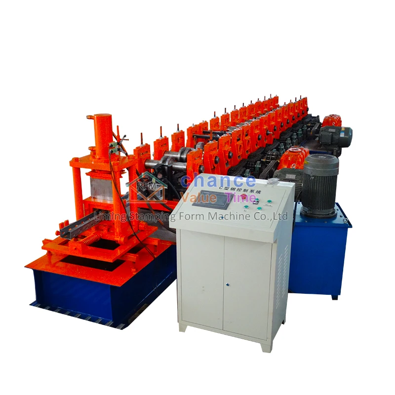 LM factory sales automatic shelf racking roll forming machine