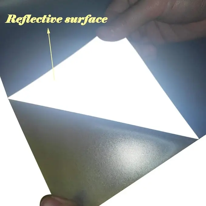 HCSP reflective fabric vinyl Polyester Material Backpacks Highly Safety Warning Stripes