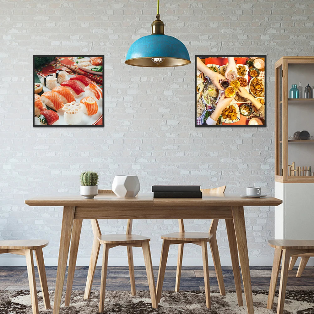 Wall Mounted square tft lcd display digital picture frame monitor square Lcd screen display