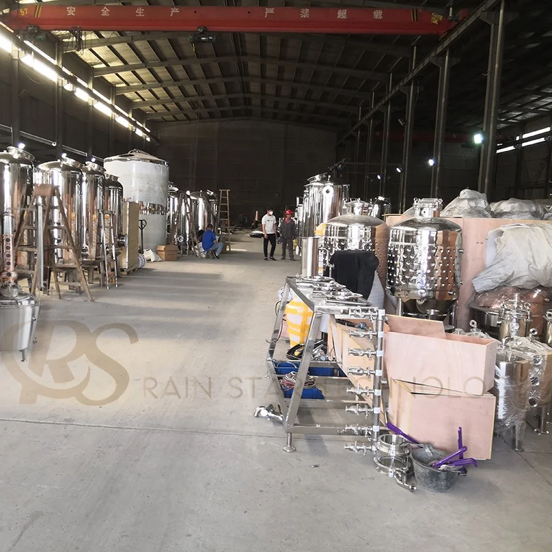 250 liter 300 liter RS Stainless Steel Distillery Machinery Still Type Distill Alcohol Copper Still Moonshine