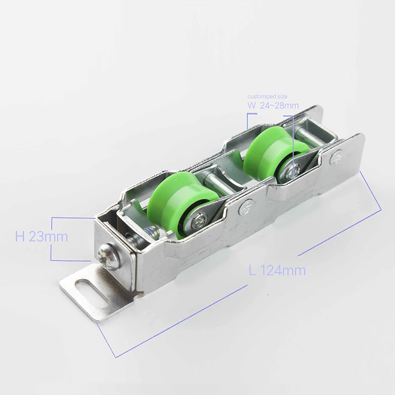 adjustable Door roller Sliding gate door roller with double pulleys for aluminum profile