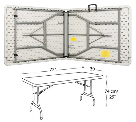 2016 modern Outdoor price of plastic dining table for sale