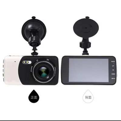 GT800 Car DVR Dash Camera HD 1080P Driving Recorder Video Night Vision Recording Car Black Box Front and Rear View