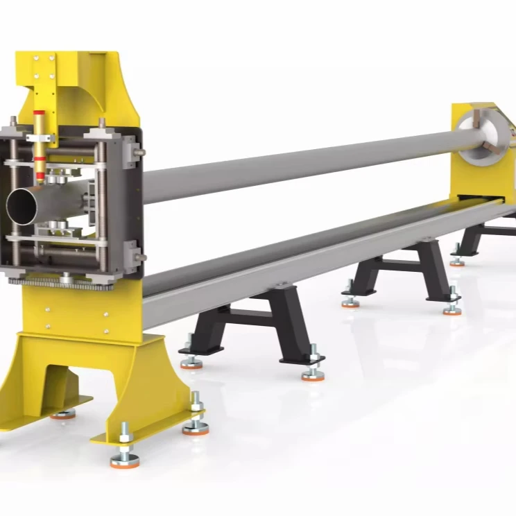 High Precision  Intersection CNC Cutting Machine For Round Pipes