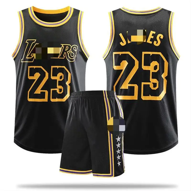 Wholesale James Jersey Sports Suit Set Female Male Vest Fashionable Latest Laker Basketball Jersey
