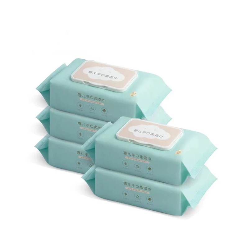 Biodegradable bamboo eco-friendly organic naturally sensitive skin wholesale baby wipes