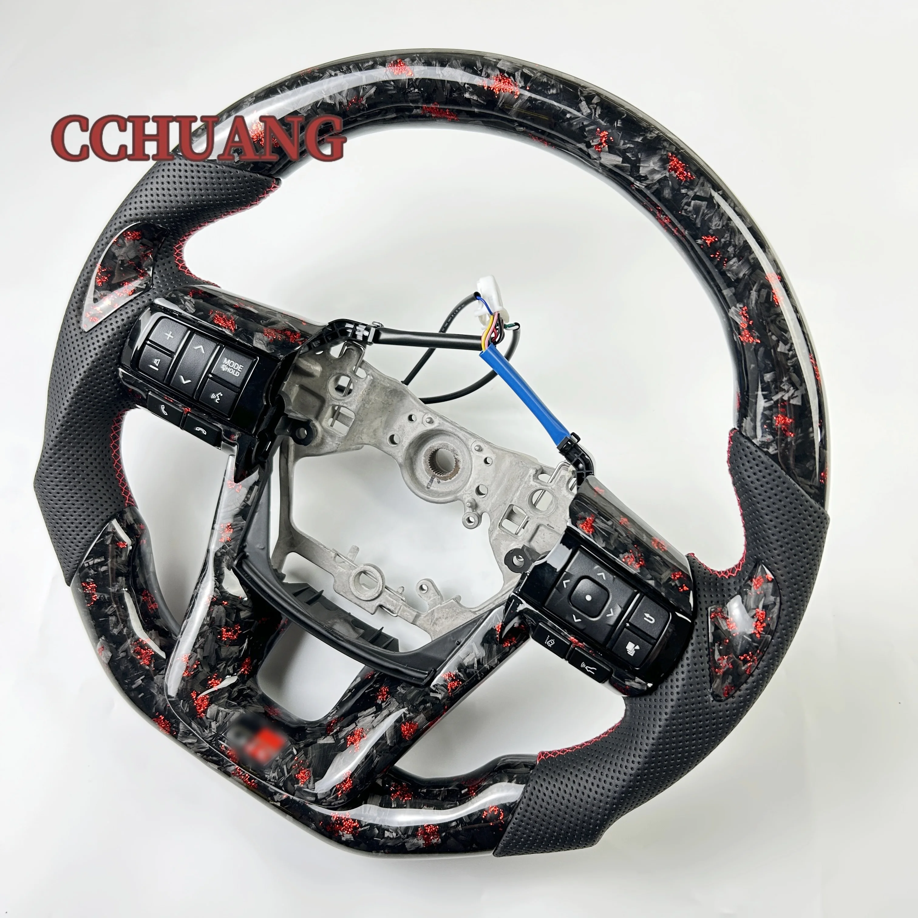 Индивидуальные автомобильные аксессуары для салона Toyota Hilux модели JDM Racing высококачественные кованые рулевое колесо из углеродного волокна