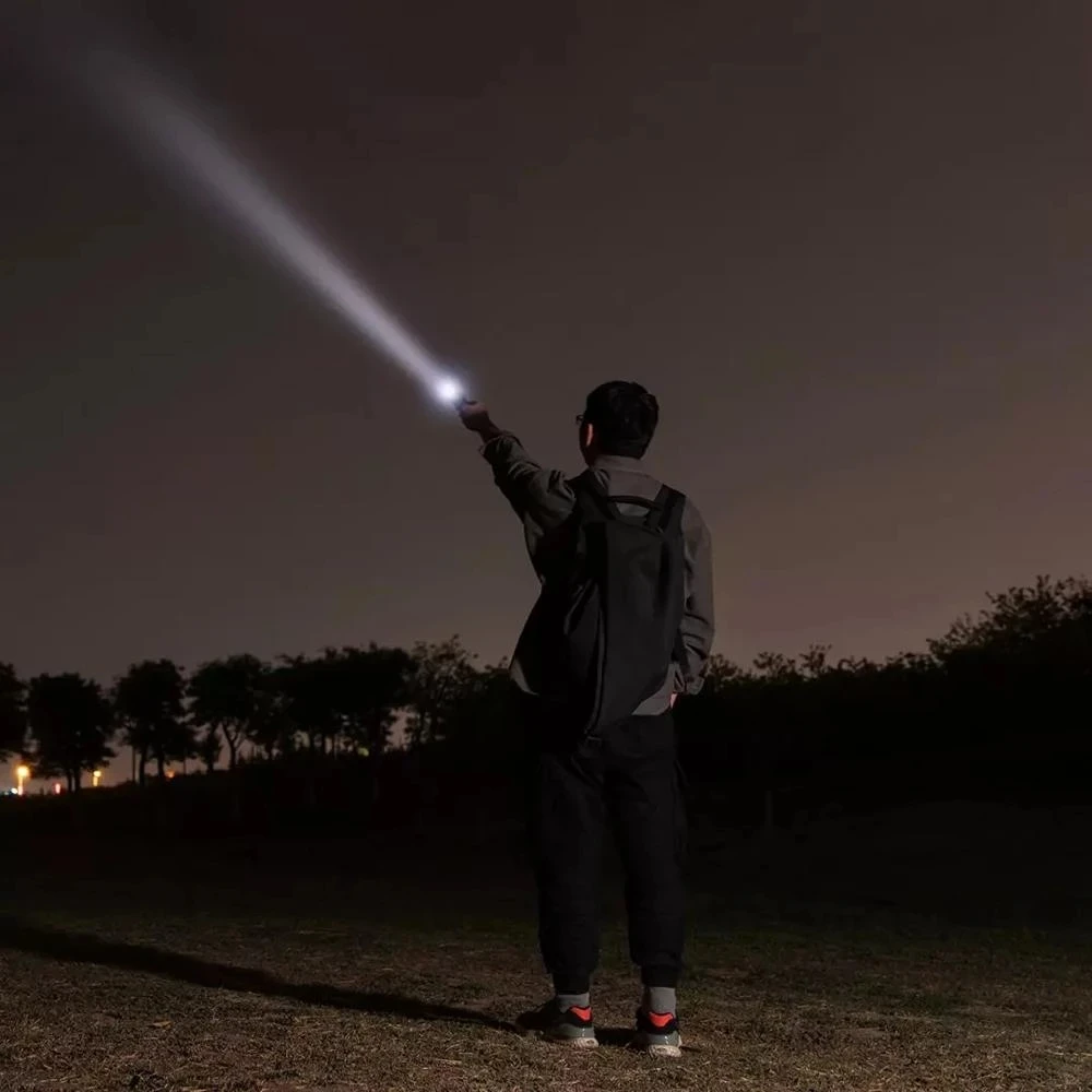 BEEBEST Flashlight IPX7 Waterproof LED Light Rechargeable Powerful Night Lighting For Outdoors Camping SOS with Battery
