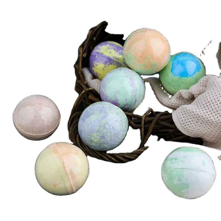  OEM Best Selling Wholesale Private Label Colorful Ball Set With Toys Inside For Kids Natural Vegan Bubble Fizzy Organic