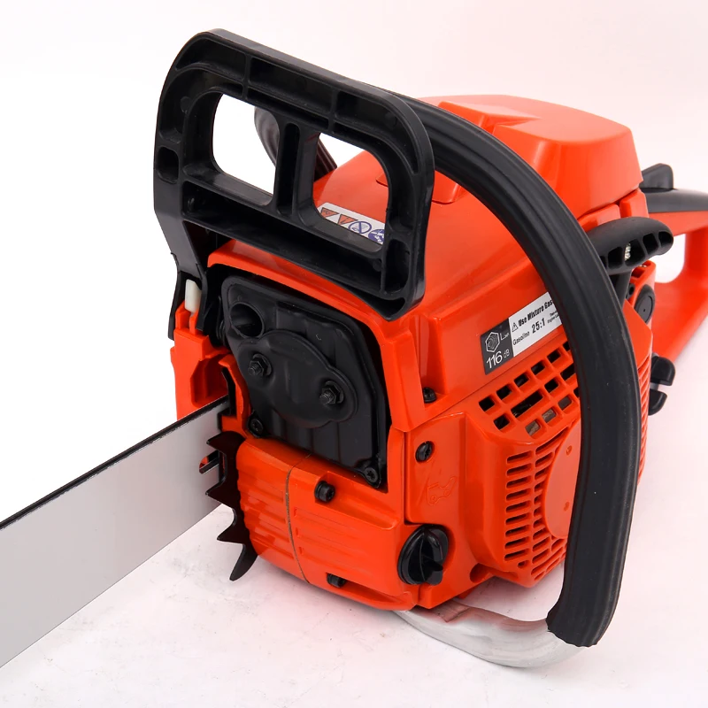 High quality 58 chain saw magnesium alloy crankshaft box, professional logging electric chain saw 3/8 22inch 72T guide plate cha