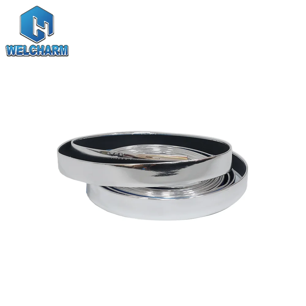 Table Cabinet Sofa Decorative Furniture Edge Accessories Strip Gold Pvc Plastic Edge Banding Flexible Tape Strip