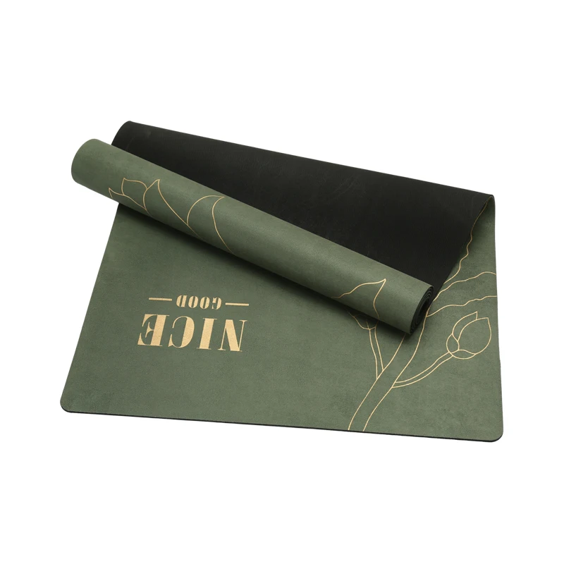 Foldable Yoga and Pilates Mat 1.5mm Thin Non-Toxic Washable Yoga Mat Folding Gymnastics